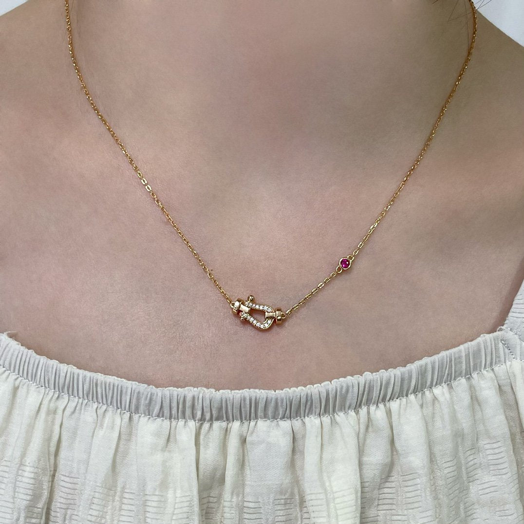 [AURORA]FORCE 10 DIAMANT-ROSÉGOLD-HALSKETTE