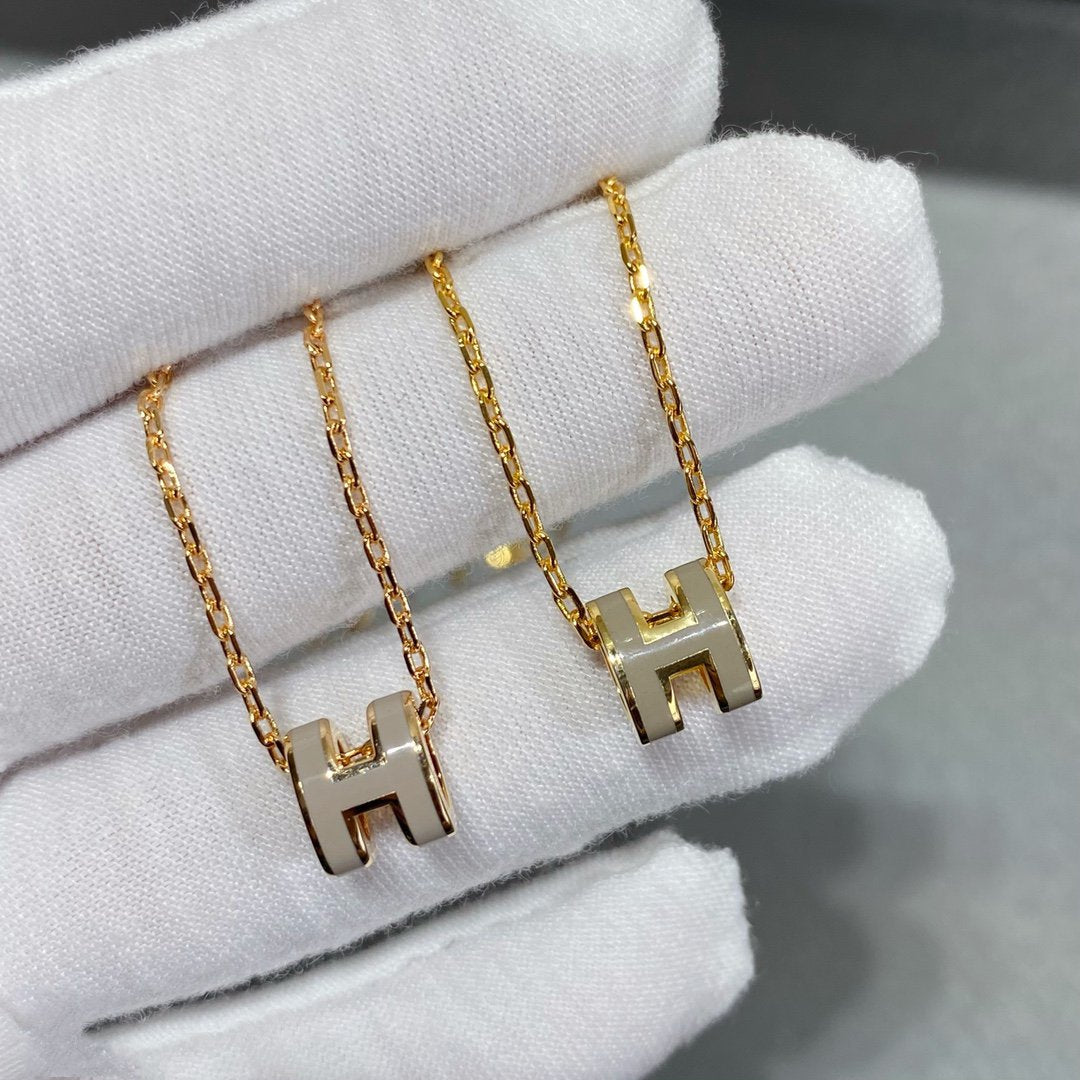 [AURORA]MINI POP H NECKLACE