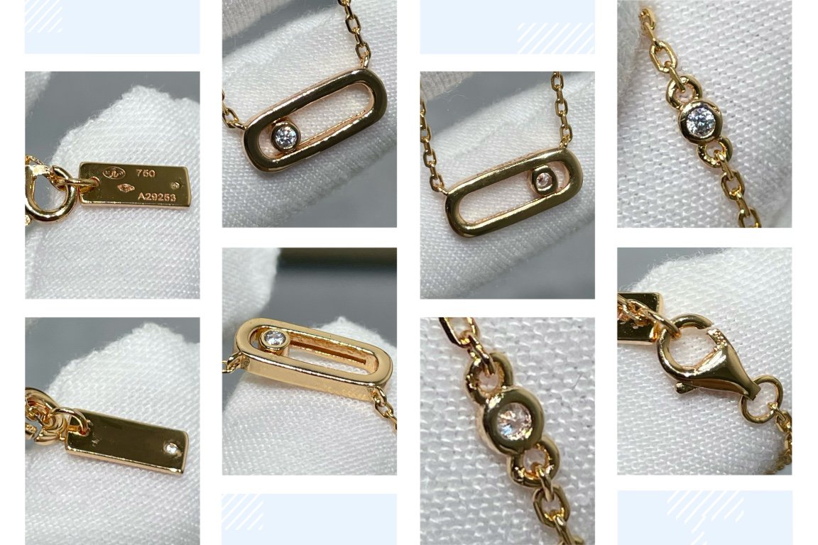[AURORA]MOVE UNO DIAMOND NECKLACE