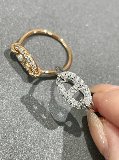 [AURORA]RONDE SMALL DIAMOND RING