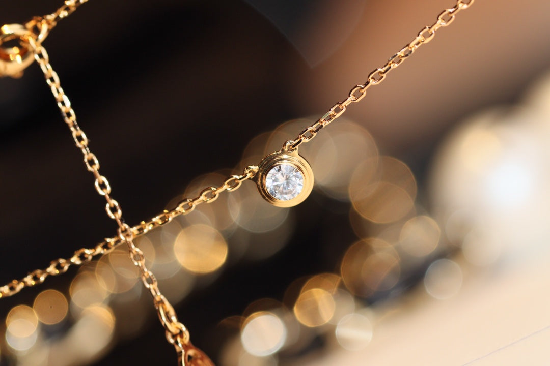 [AURORA]DAMOUR DIAMOND NECKLACE