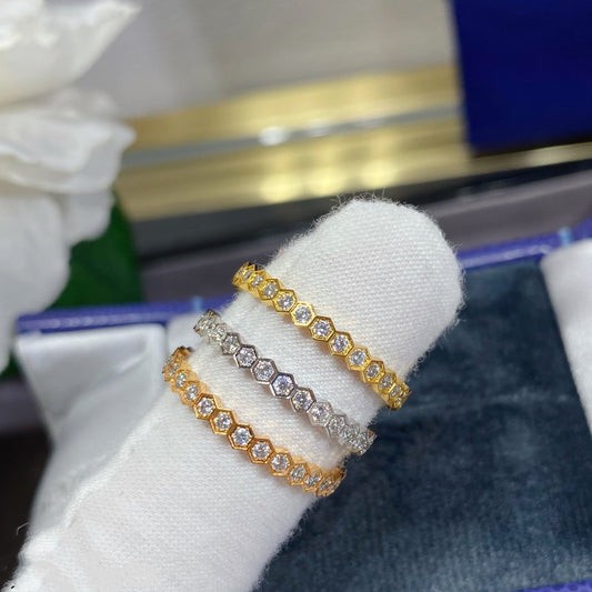 [AURORA]BEE LOVE DIAMOND PAVED SMALL RING