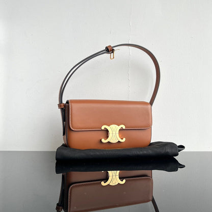 TRIOMPHE 20 CIDER ORANGE CALFSKIN