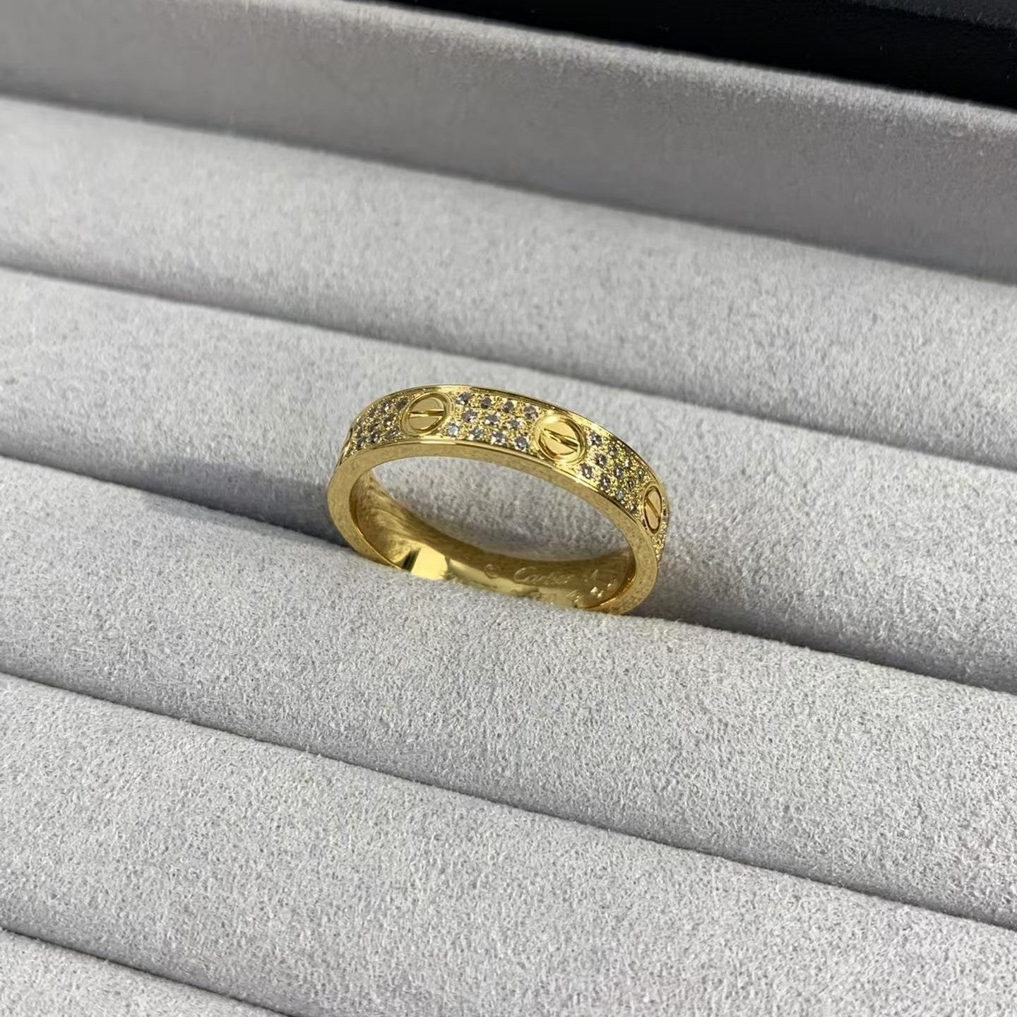 [AURORA]ラブリング 3.6mm ダイヤモンドパヴェ