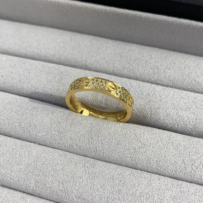 [AURORA]ラブリング 3.6mm ダイヤモンドパヴェ