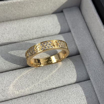 [AURORA]ラブリング 3.6mm ダイヤモンドパヴェ