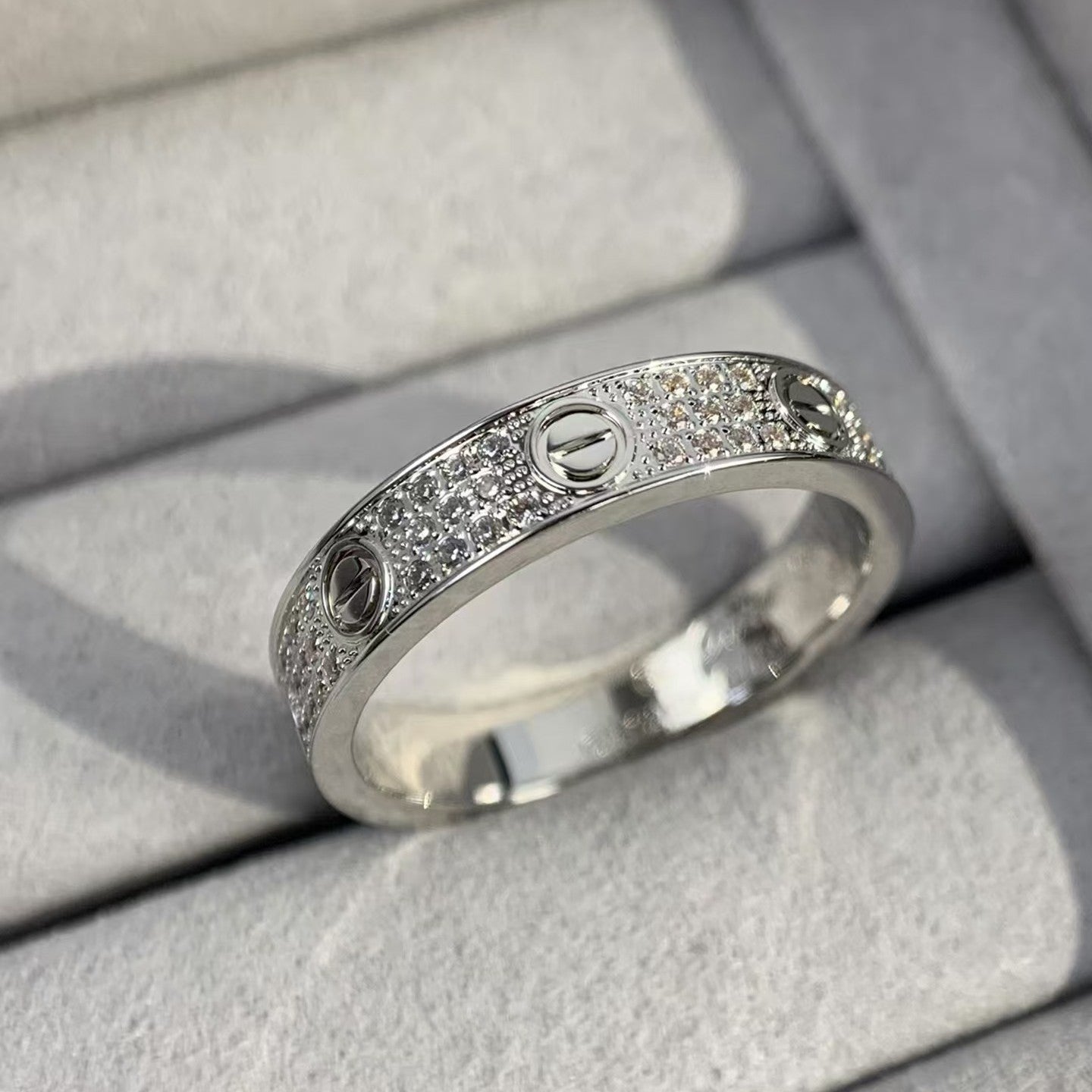 [AURORA]ラブリング 3.6mm ダイヤモンドパヴェ