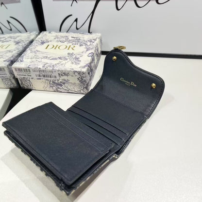 SADDLE CANVAS FLAP COIN PURSE
