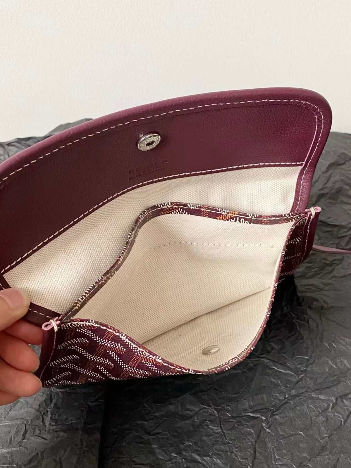SAINT LOUIS MEDIUM BURGUNDY TOTE BAG