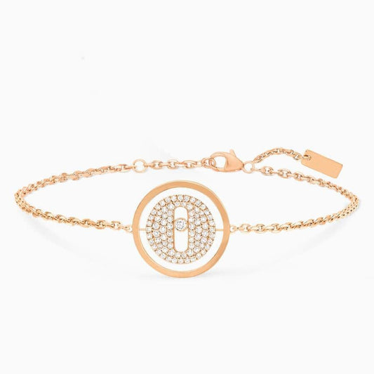 [AURORA]LUCKY MOVE DIAMOND PAVED BRACELET