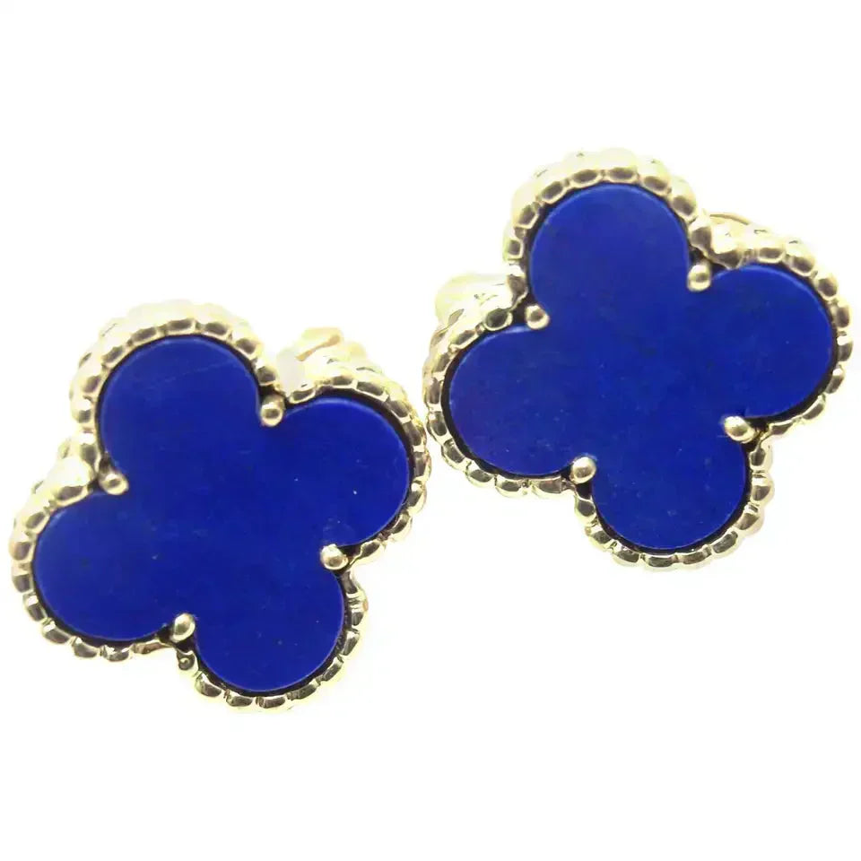 [basloveJW]CLOVER MINI 9,5MM TÜRKIS OHRRINGE