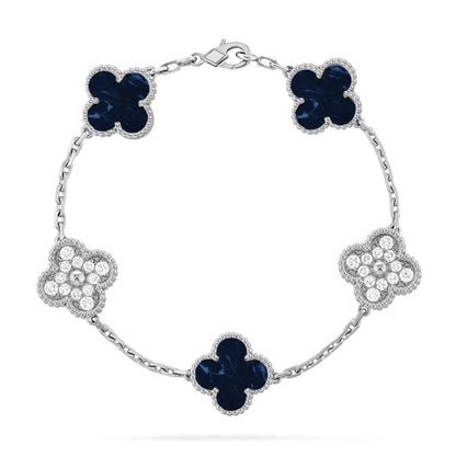 [AURORA]CLOVER 5 MOTIF PIETERSITE BRACELET COLLECTION