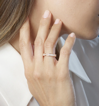 [AURORA]ALLIANCE LIENS VIDENCE DIAMANTRING MIT 4 MM PAVÉ