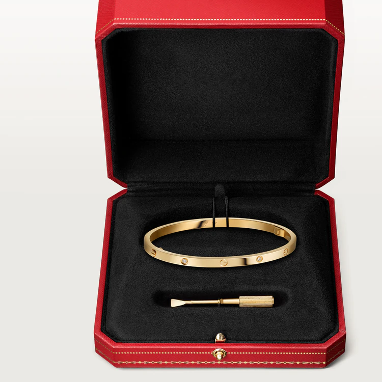 [AURORA]LOVE BRACELET 3.65MM 6 DIAMONDS