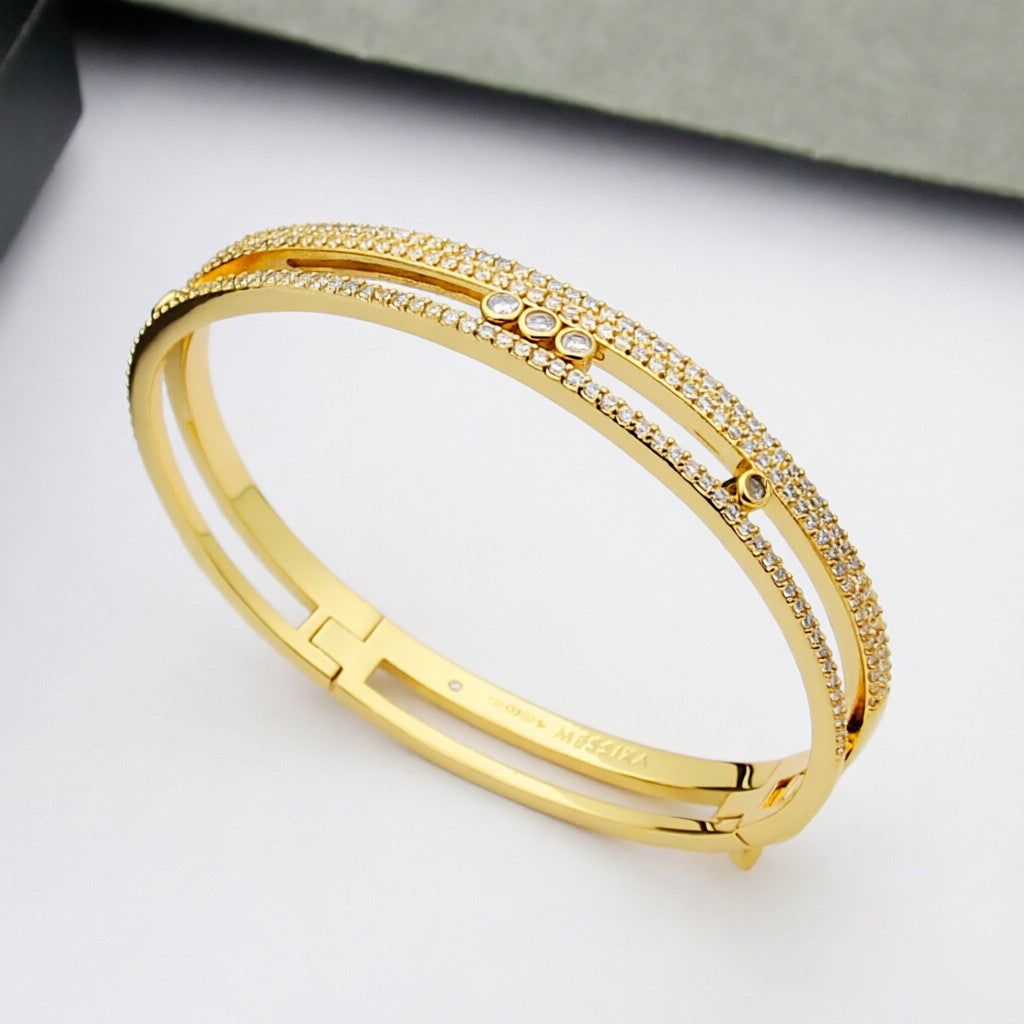 [AURORA]Move Romane pavé bangle