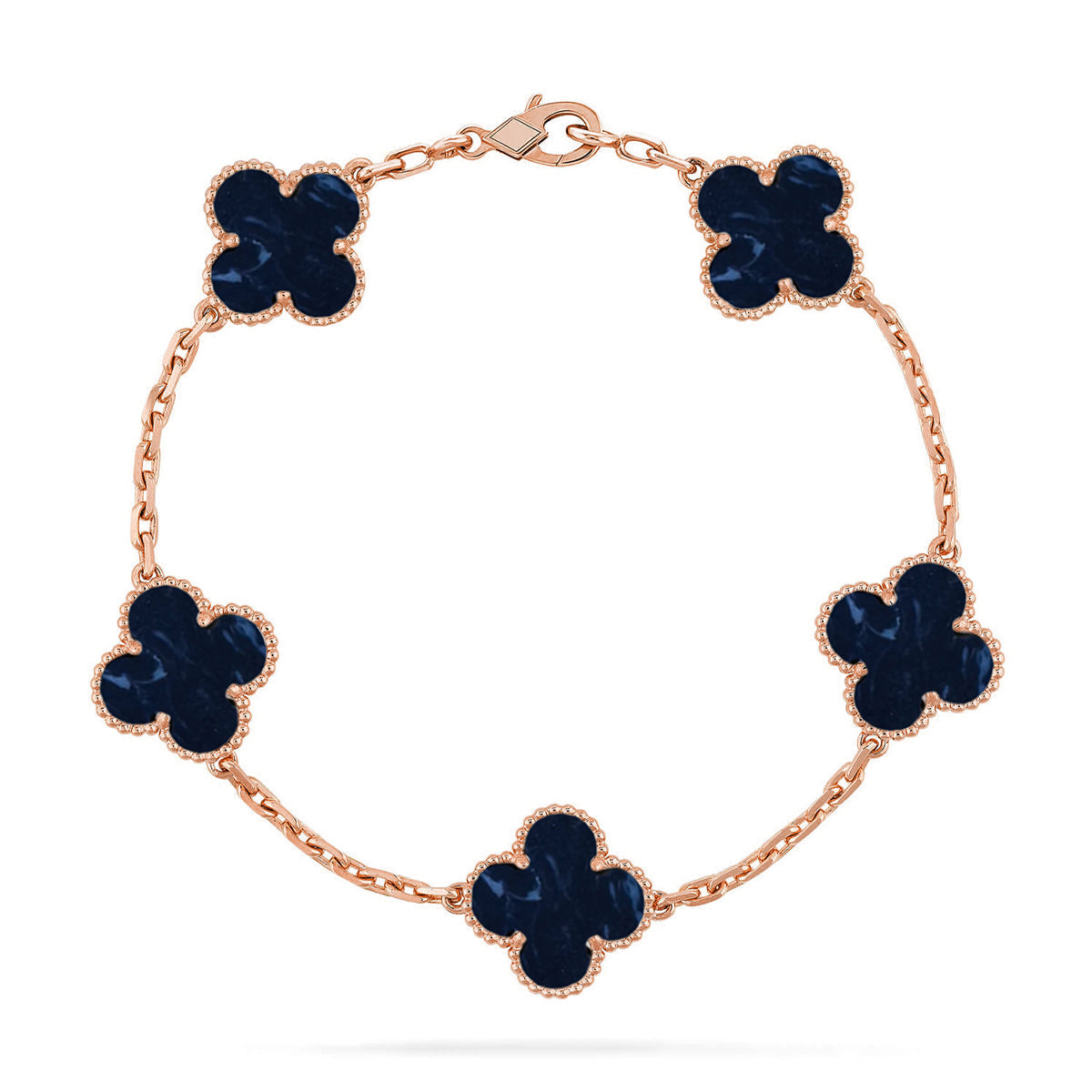 [AURORA]CLOVER 5 MOTIF PIETERSITE BRACELET COLLECTION