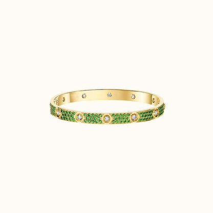 [AURORA]LOVE BRACELET 6.1MM COLORED DIAMOND 10 BIG DIAMONDS