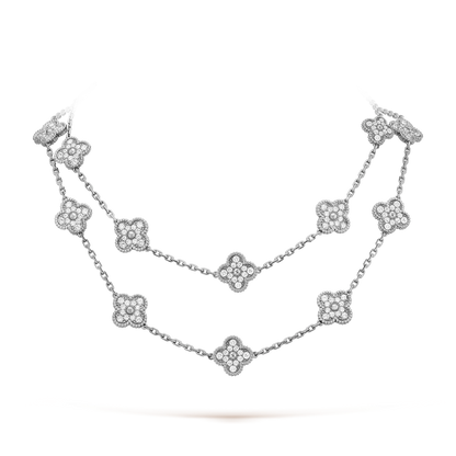 [AURORA]CLOVER 20 MOTIFS DIAMOND SILVER