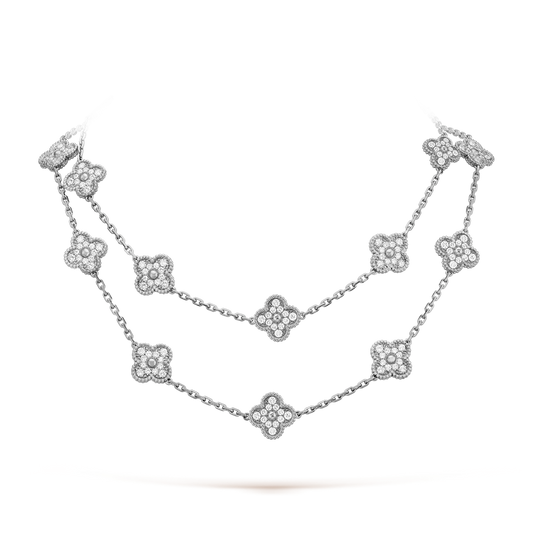 [AURORA]CLOVER 20 MOTIFS DIAMOND SILVER
