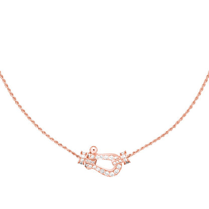[AURORA]FORCE 10 ROSÉGOLD-DIAMANT-HALSKETTE