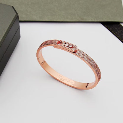 [AURORA]Move Noa Full Pavé Diamond Bangle Bracelet