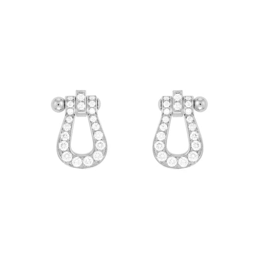 [AURORA]FORCE 10 FULL DIAMOND STUD EARRINGS MINI MODEL