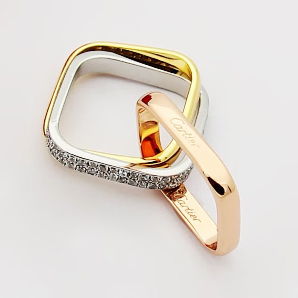[AURORA]TRINITY 3.5MM CUSHION RING COLLECTION
