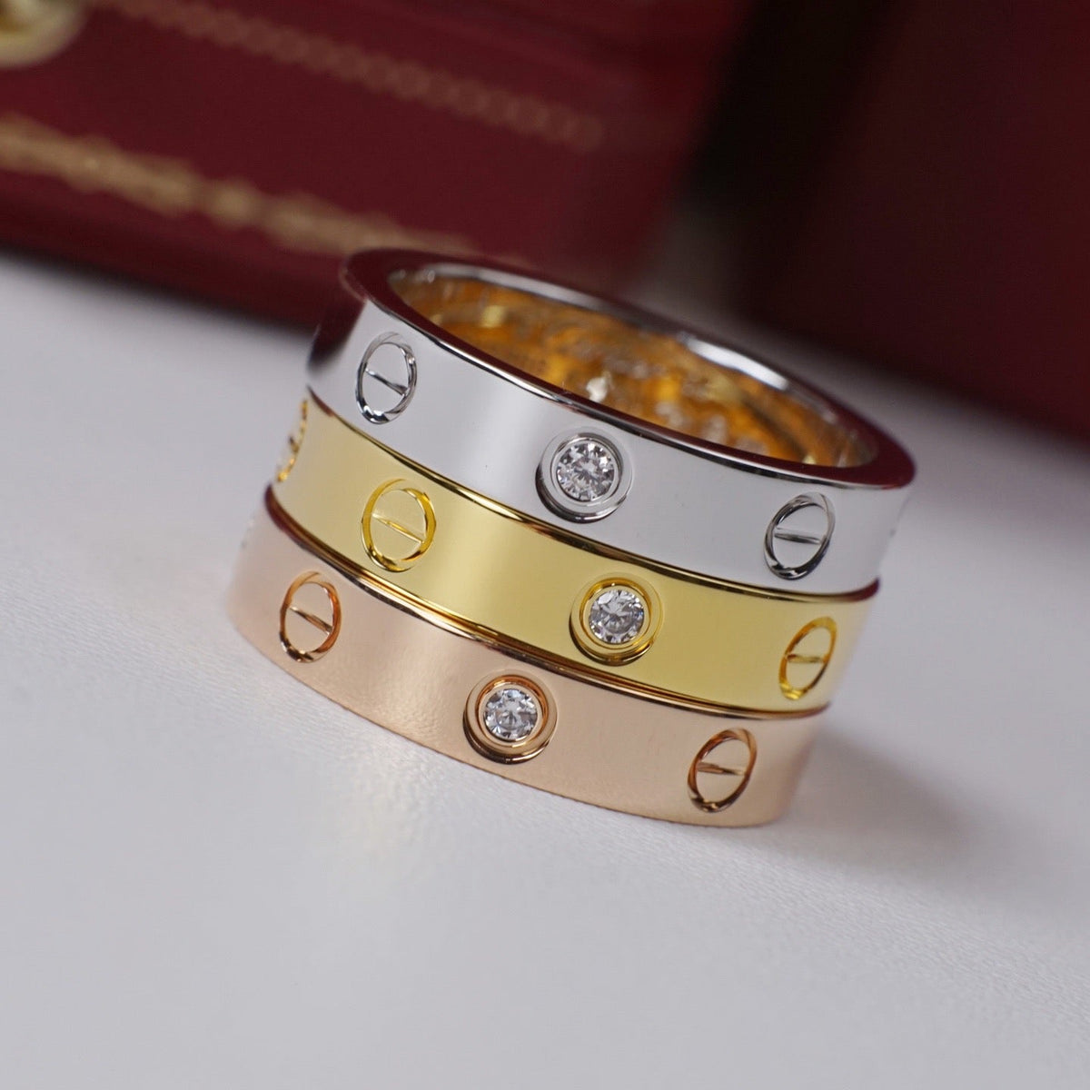 [AURORA]LOVE 4MM 1 DIAMOND RING
