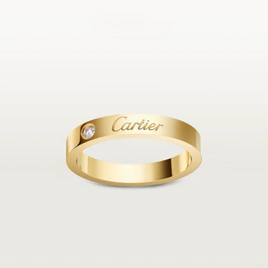 [AURORA]LOVE RING 4MM 1 DIAMOND