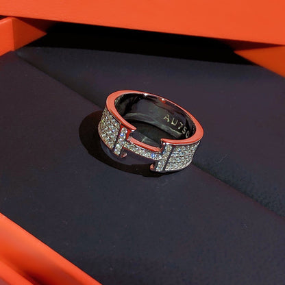[AURORA]H RING FULL DIAMOND