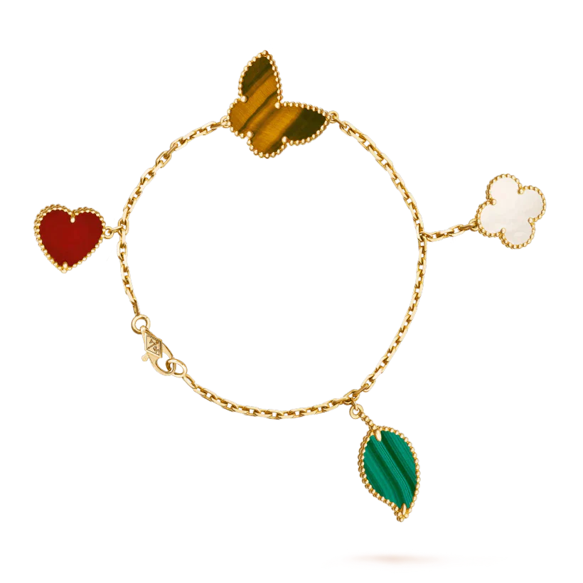 [basloveJW] GOLDARMBAND „GLÜCK FRÜHLING 5“ 