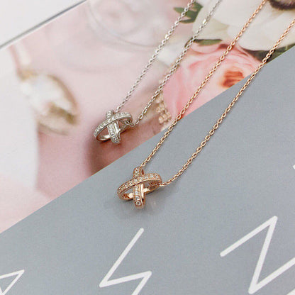 [AURORA]JEUX DE DIAMOND NECKLACE