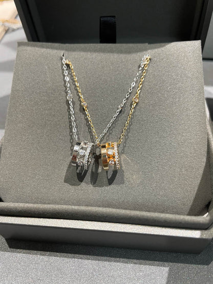 [AURORA]CHAIN MOVE ROMANE PEDAND NECKLACE