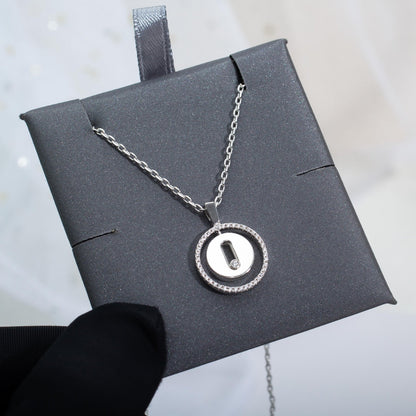 [AURORA]LUCKY MOVE PM NECKLACE SILVER DIAMOND