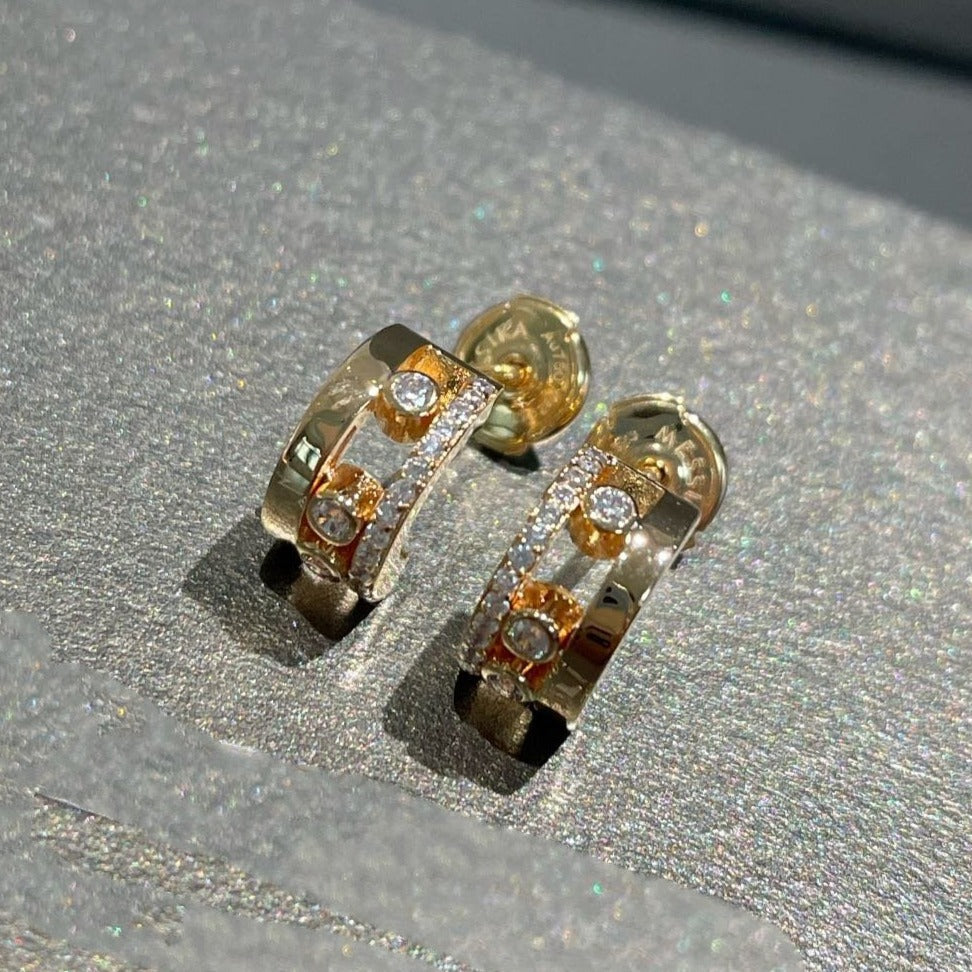 [AURORA]MOVE ROMANE EARRINGS DIAMOND