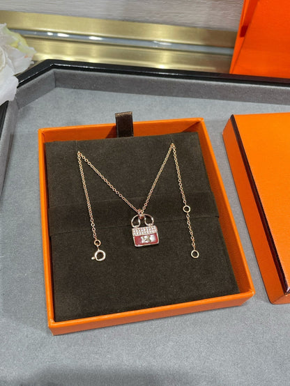 [AURORA]H CIRCE MOISSANITE PENDANT NECKLACE GOLD