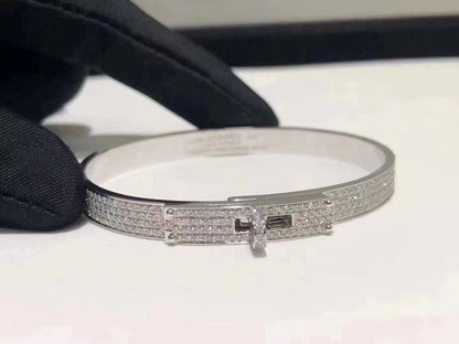 [AURORA]HM KELLY ARMBAND AUS SILBER MIT VOLLSTÄNDIGEM PAVE-DIAMANT