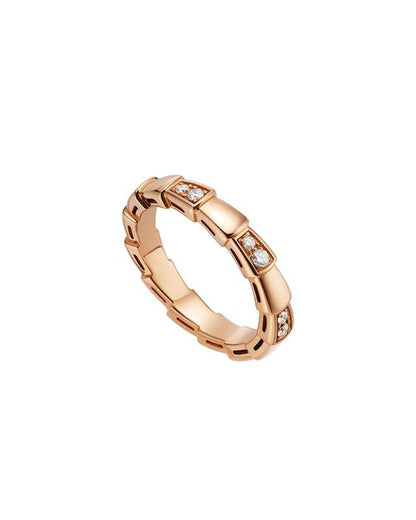 [AURORA]SERPENTI RING ROTGOLD 3MM