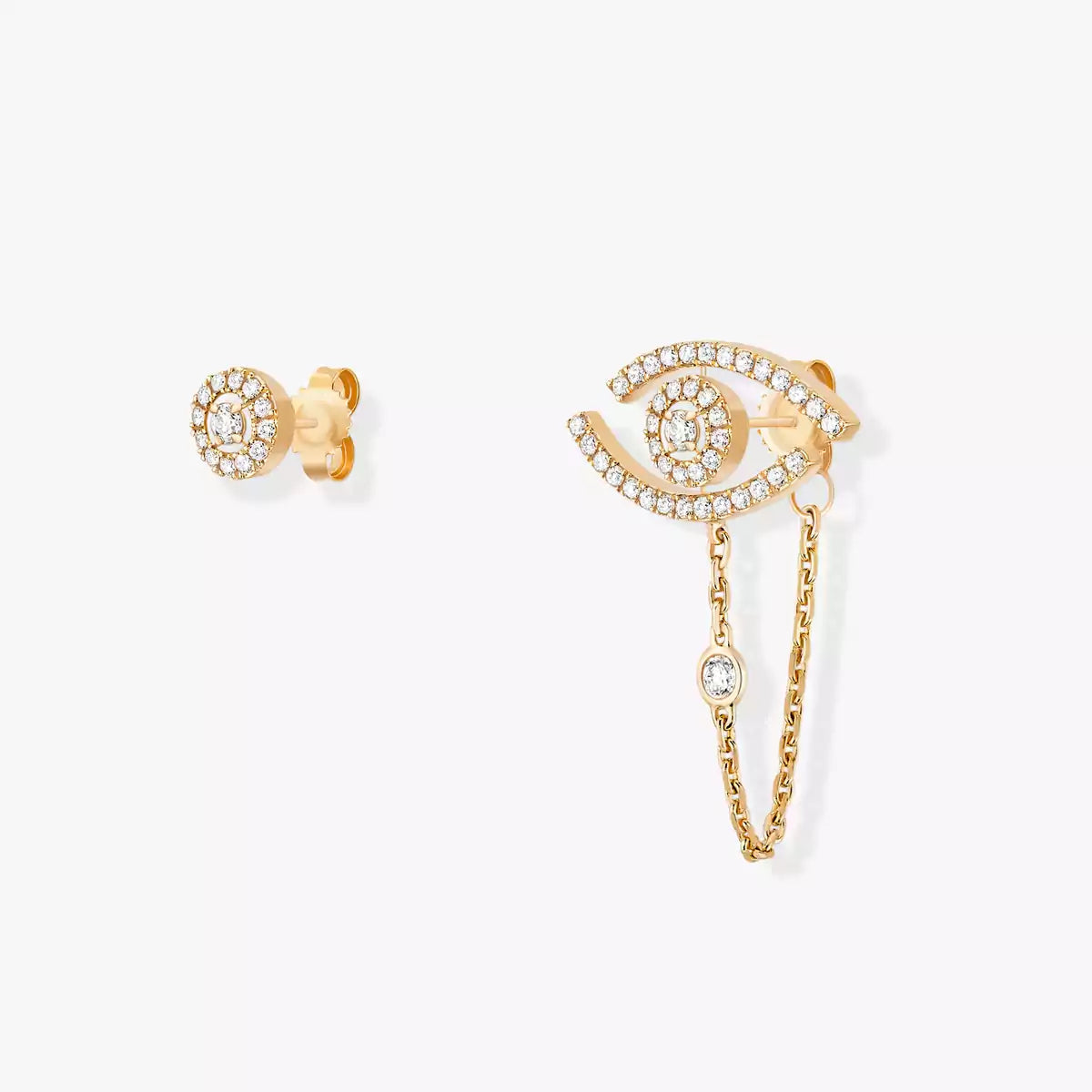 [AURORA]Lucky Eye Diamond Earrings