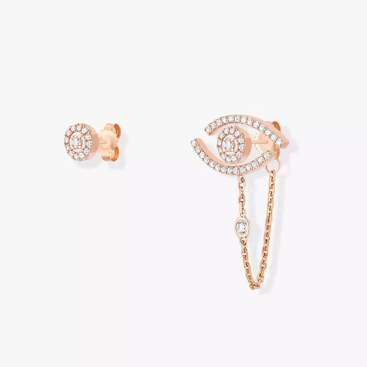 [AURORA]Lucky Eye Diamond Earrings