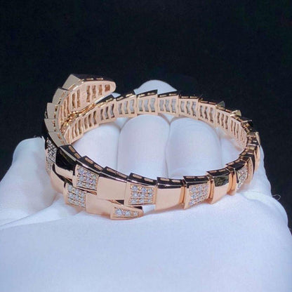 [AURORA]SERPENTI-ARMBAND ROSA GOLDDIAMANT