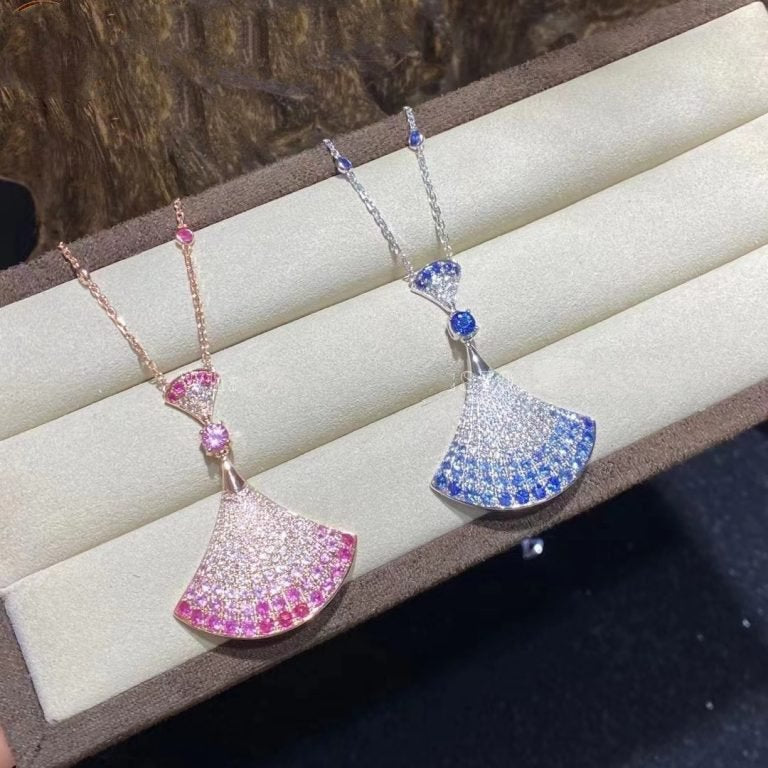 [AURORA]DREAM NECKLACE AGATE SILVER DIAMOND