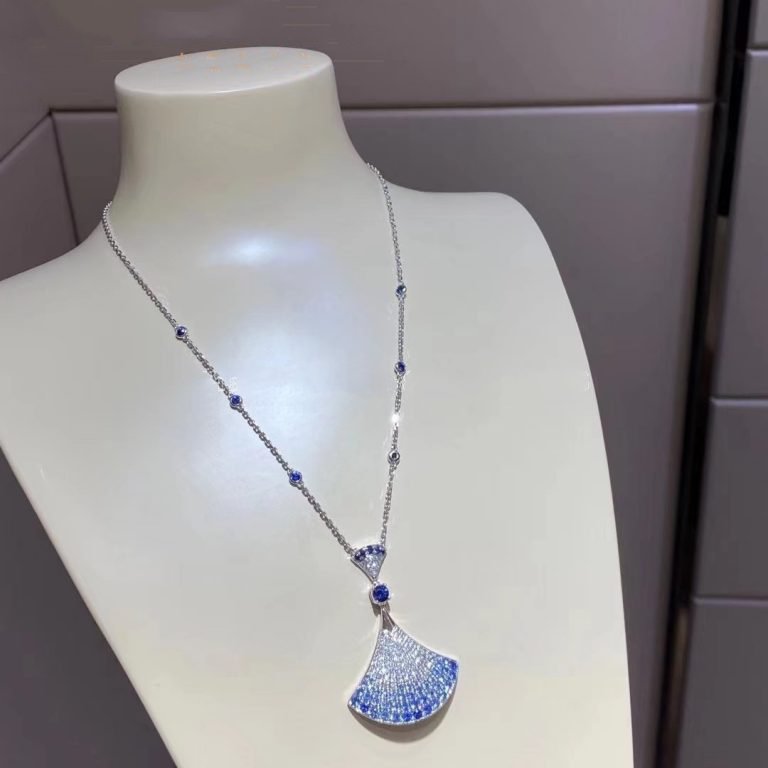 [AURORA]DREAM NECKLACE AGATE SILVER DIAMOND