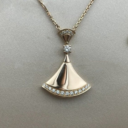[AURORA]DREAM NECKLACE PINK GOLD DIAMOND
