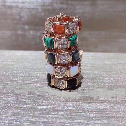 [AURORA] SERPENTI-PEDANT-DIAMANT-HALSKETTE