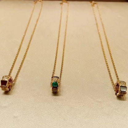 [AURORA] SERPENTI-PEDANT-DIAMANT-HALSKETTE