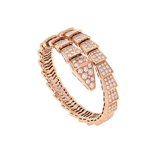 [AURORA]SERPENTI ARMBAND 8MM ROTGOLD DIAMANT