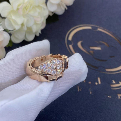 [AURORA]SERPENTI-RING ROSA GOLDDIAMANT