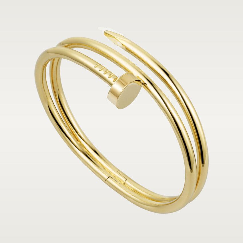 [AURORA]JUSTE ブレスレット 3.5MM ダブルロウ ゴールド