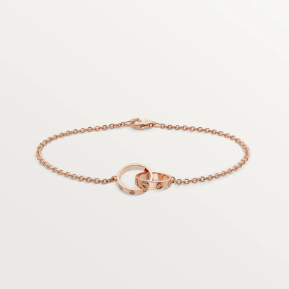 [AURORA]LOVE BRACELET DOUBLE RING